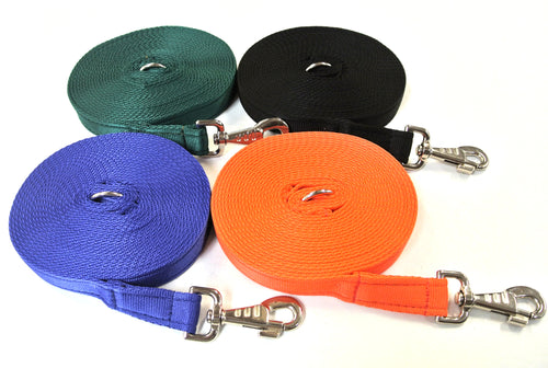 Horse lunge line dog training lead 20ft in 4 colours 
