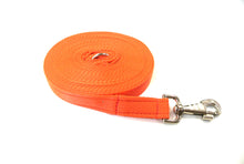 Load image into Gallery viewer, 30ft 9m Large Dog Training Lead Horse Lunge Line 25mm Cushion Webbing In Various Colours