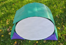 Load image into Gallery viewer, Dog Agility Training Tunnel Sandbags Adjustable 60cm - 80cm Diameter For Indoor And Outdoor UV PVC In Various Colours 300mm Material Width