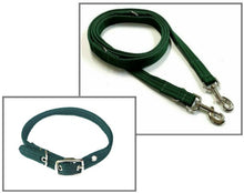 Load image into Gallery viewer, Dog Collar And Police Style Dog Lead Set 25mm Air Webbing Large Collar In Various Lengths And Matching Colours