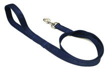 Load image into Gallery viewer, 76" Short Dog Walking Lead Leash 20mm 25mm Wide Cushion Webbing In 18 Colours