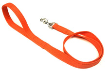 Load image into Gallery viewer, 45" Short Dog Walking Lead Leash 20mm 25mm Wide Cushion Webbing In 18 Colours