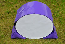 Load image into Gallery viewer, Dog agility tunnel sandbags in purple 