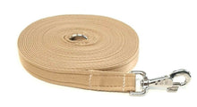 Load image into Gallery viewer, 10ft 3m Large Dog Training Lead Horse Lunge Line 25mm Cushion Webbing In Various Colours