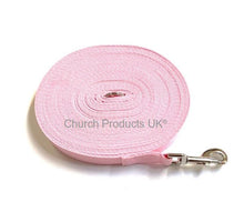 Load image into Gallery viewer, Dog Training Lead 25mm Heavy Webbing 5ft - 30ft Long Line Tracking Recall In 20 Colours
