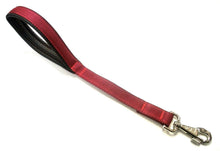Load image into Gallery viewer, 18" Short Close Control Dog Lead With Padded Handle In Various Colours 25mm Webbing