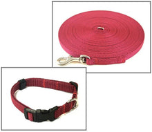 Load image into Gallery viewer, Dog Collar And Lead Set 13mm Webbing X - Small Collar In Various Lengths And Matching Colours