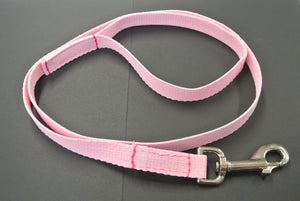 45" Long Puppy Dog Walking Lead Leash 20mm Wide Strong Durable Webbing In 19 Colours