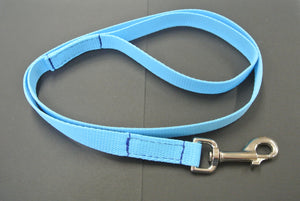 45" Long Puppy Dog Walking Lead Leash 20mm Wide Strong Durable Webbing In 19 Colours