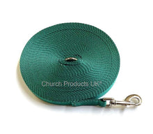 Load image into Gallery viewer, Dog Training Lead 25mm Heavy Webbing 5ft - 30ft Long Line Tracking Recall In 20 Colours