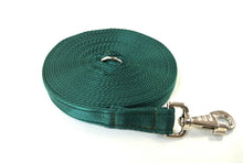 Load image into Gallery viewer, 20ft 6m Large Dog Training Lead Horse Lunge Line 25mm Cushion Webbing In Various Colours