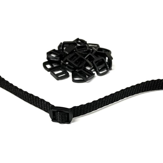 10mm Nylon Plastic 3 Bar Slides Triglide For Webbing Tapes Bags Straps Handles