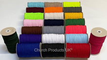 Load image into Gallery viewer, 4mm Polyester Cord Soft Drawstring Piping Cord In 22 Colours And Various Lengths