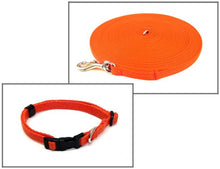 Load image into Gallery viewer, Dog Collar And Lead Set 13mm Webbing X - Small Collar In Various Lengths And Matching Colours