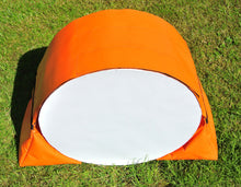 Load image into Gallery viewer, Dog agility tunnel sandbags in orange 
