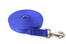 Load image into Gallery viewer, 10ft 3m Large Dog Training Lead Horse Lunge Line 25mm Cushion Webbing In Various Colours