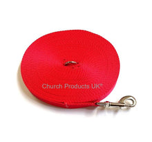 Load image into Gallery viewer, Dog Training Lead 25mm Heavy Webbing 5ft - 30ft Long Line Tracking Recall In 20 Colours