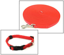 Load image into Gallery viewer, Dog Collar And Lead Set 13mm Webbing X - Small Collar In Various Lengths And Matching Colours