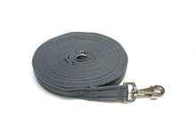 Load image into Gallery viewer, 10ft 3m Large Dog Training Lead Horse Lunge Line 25mm Cushion Webbing In Various Colours