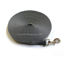 Load image into Gallery viewer, Dog Training Lead 25mm Heavy Webbing 5ft - 30ft Long Line Tracking Recall In 20 Colours