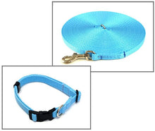 Load image into Gallery viewer, Dog Collar And Lead Set 13mm Webbing X - Small Collar In Various Lengths And Matching Colours