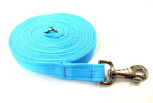 Load image into Gallery viewer, 10ft 3m Large Dog Training Lead Horse Lunge Line 25mm Cushion Webbing In Various Colours