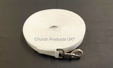 Load image into Gallery viewer, Dog Training Lead 25mm Heavy Webbing 5ft - 30ft Long Line Tracking Recall In 20 Colours