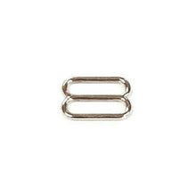 Load image into Gallery viewer, Metal 3 Bar Slides Nickel Plated 16mm - 50mm Tri Glide Adjusters Strong & Durable For Bags Straps Webbing Collars Leads