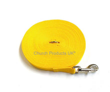 Load image into Gallery viewer, Dog Training Lead 25mm Heavy Webbing 5ft - 30ft Long Line Tracking Recall In 20 Colours