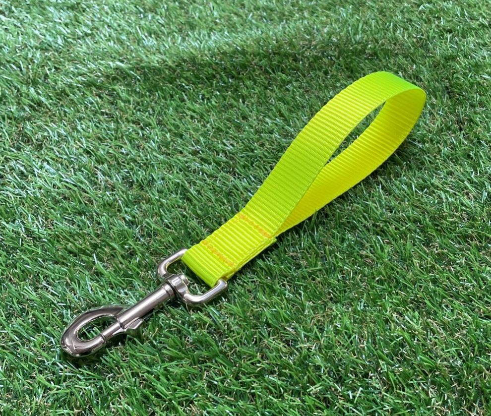 13" Short Close/Traffic Control Dog Training Lead Leash Grab Handle 25mm Webbing