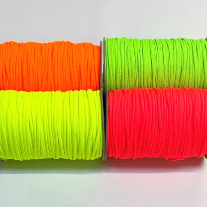 4mm Polyester Cord Soft Drawstring Piping Cord In 22 Colours And Various Lengths