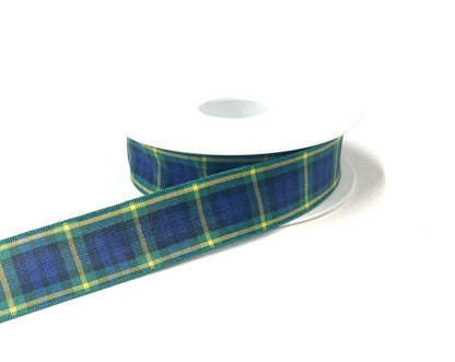 Tartan Ribbon 25mm Berisfords Scottish Ribbon Sewing Crafts Gift Wrapping In Various Lengths