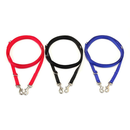 Double Ended Small Dog Training Lead Puppy Leash Multi-Functional 13mm Webbing
