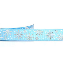 Load image into Gallery viewer, Christmas Ribbon 22mm Wide Grosgrain Gift Wrapping Decorations Presents Crafts