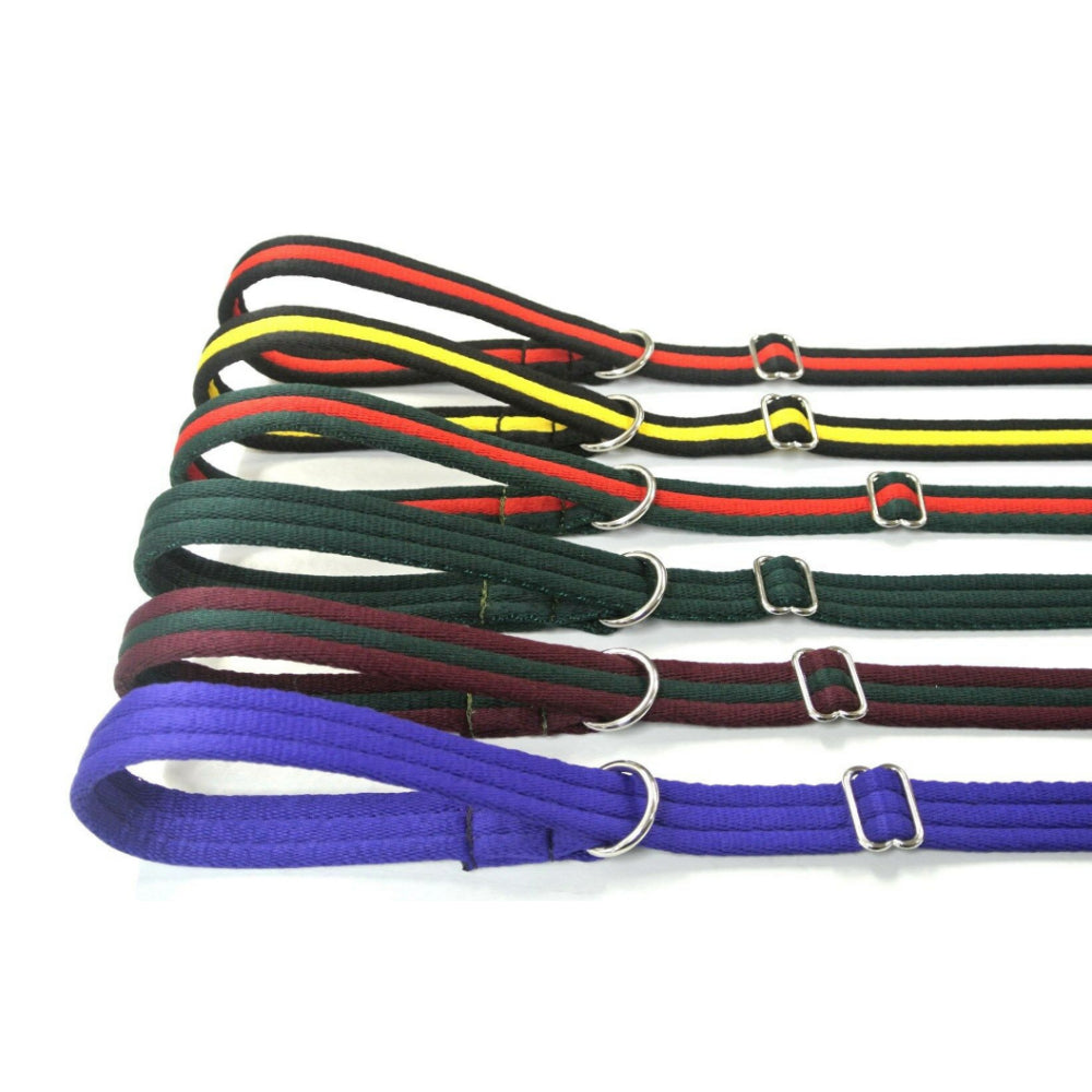 Dog Slip Leads Training Obedience Walking Leash 60"/5ft Long 20mm 25mm Air Webbing 24 Colours