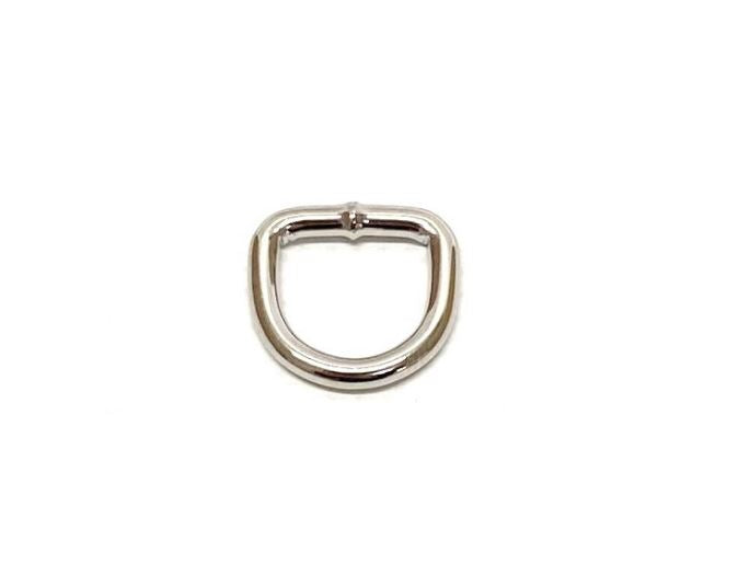 Welded D-ring 10mm - 38mm Nickel Plated For Webbing Straps Bags Handles Dog Leads Collars