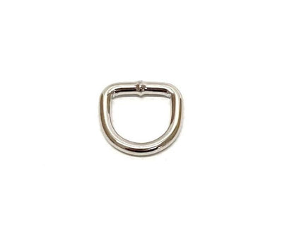 Welded D-ring 10mm - 38mm Nickel Plated For Webbing Straps Bags Handles Dog Leads Collars