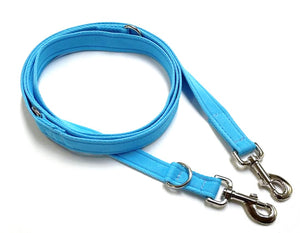 Police Style Dog Training Leads Double Ended Obedience Leash Multi-Functional 25mm Cushion Webbing