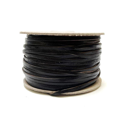 3mm Flat Genuine Leather Thonging Strip Laces Cord Various Colours And Lengths