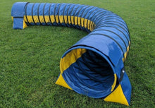 Load image into Gallery viewer, Dog Agility Training Tunnel Sandbags Adjustable 60cm - 80cm Diameter For Indoor And Outdoor UV PVC In Various Colours 490mm Material Width