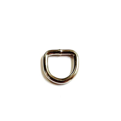 10mm Welded D-ring 3mm Thick Nickel Plated For Webbing Bags Straps Dog Leads Crafts