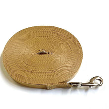 Load image into Gallery viewer, Dog Training Lead 25mm Heavy Webbing 40ft - 100ft Long Line Tracking Recall In 18 Colours