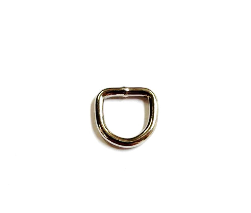 Welded D-ring 10mm - 38mm Nickel Plated For Webbing Straps Bags Handles Dog Leads Collars