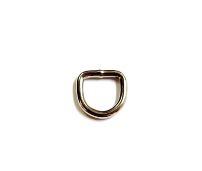 Welded D-ring 10mm - 38mm Nickel Plated For Webbing Straps Bags Handles Dog Leads Collars