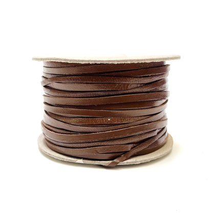 3mm Flat Genuine Leather Thonging Strip Laces Cord Various Colours And Lengths