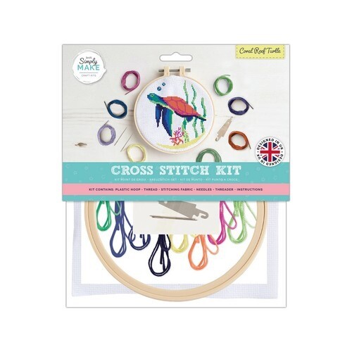 Cross Stitch Kit Sewing Craft Childrens Adults Docrafts Simply Make Large 20 Designs UK Seller