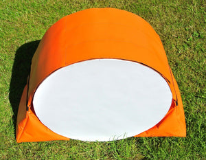 Dog Agility Training Tunnel Sandbags Adjustable 60cm - 80cm Diameter For Indoor And Outdoor UV PVC In Various Colours 490mm Material Width