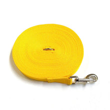 Load image into Gallery viewer, Dog Training Lead 25mm Heavy Webbing 40ft - 100ft Long Line Tracking Recall In 18 Colours