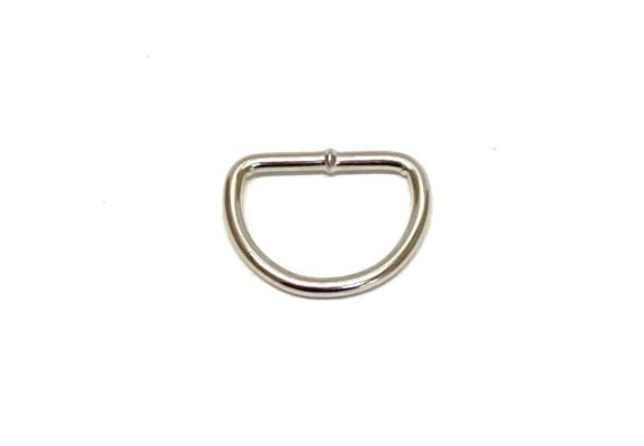 Welded D-ring 10mm - 38mm Nickel Plated For Webbing Straps Bags Handles Dog Leads Collars