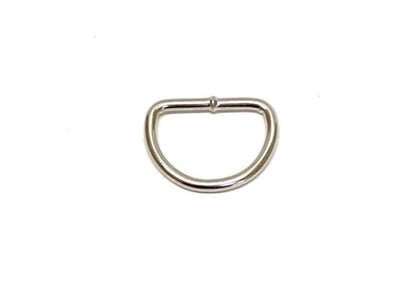 Welded D-ring 10mm - 38mm Nickel Plated For Webbing Straps Bags Handles Dog Leads Collars